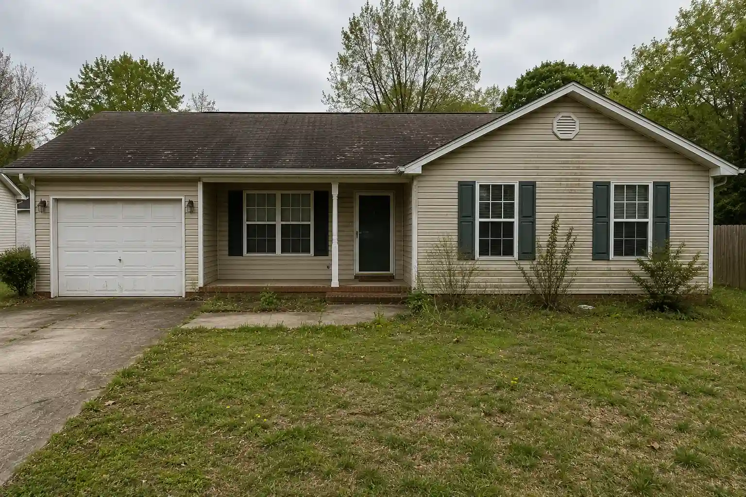 Curb Appeal Improvements before