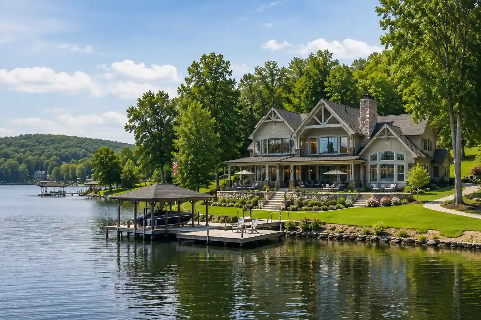 Lakefront Homes in north tennesse